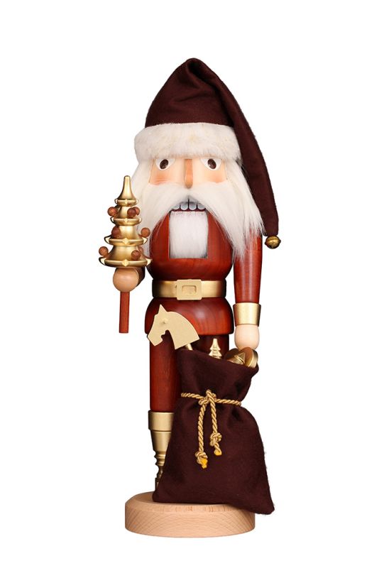 Pre-Order: Nussknacker Weihnachtsmann natur/gold