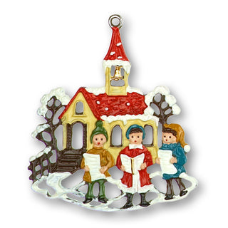 Sänger vor Kirche