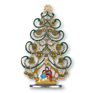 Tannenbaum mit Krippe