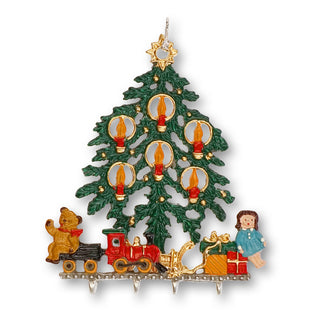 3D Miniatur Tannenbaum mit Spielzeug