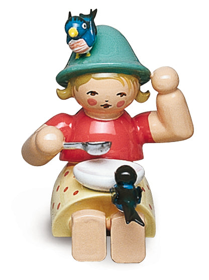 Mädchen mit Teller