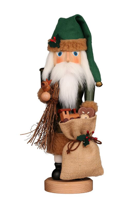 Pre-Order: Nussknacker Weihnachtsmann grün