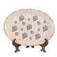 Schale mit blauen Blumen