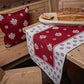 Tischwäsche Edelweiss rot
