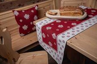 Tischwäsche Edelweiss rot