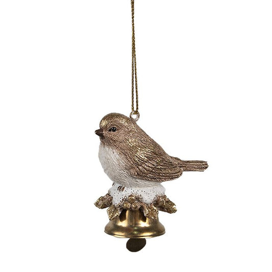 Vogel auf Glocke