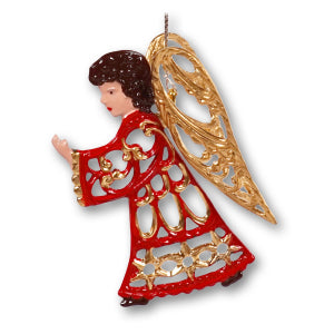 3D Miniatur Engel rot