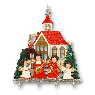 3D Miniatur Kirche mit Engel