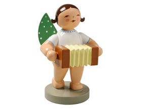 Angel with harmonica