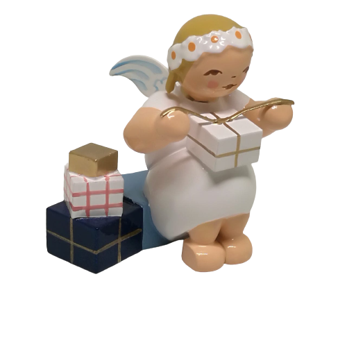 Margeritenengel mit Geschenken