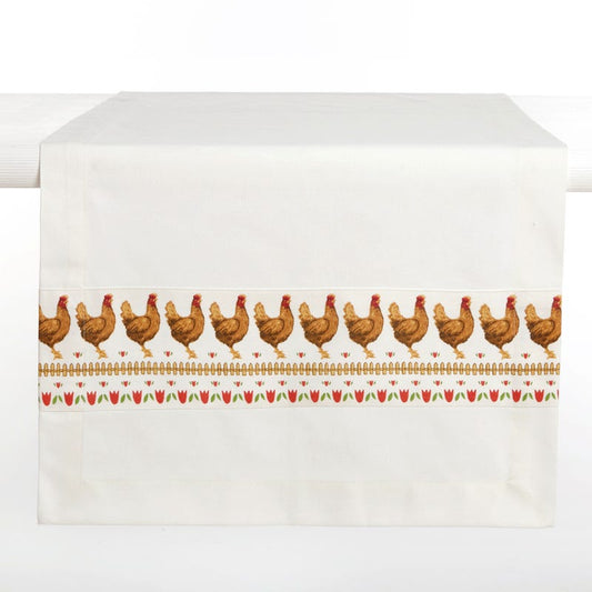 chemin de table poulet 