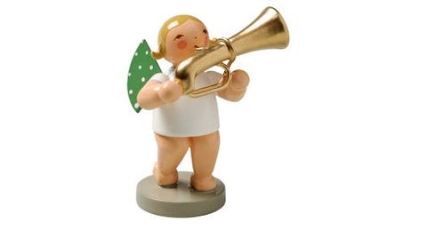Angel with bass trumpet
